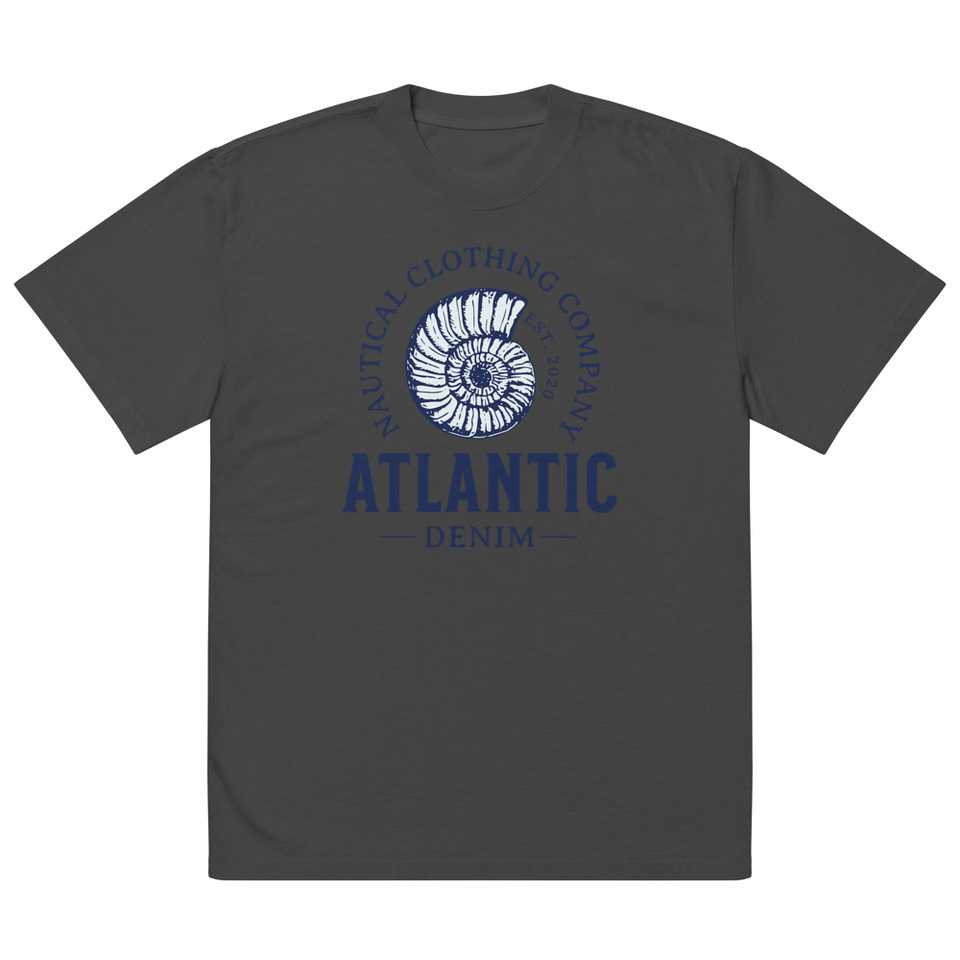 Atlantic Denim - Nautical Oversized Faded T-Shirt