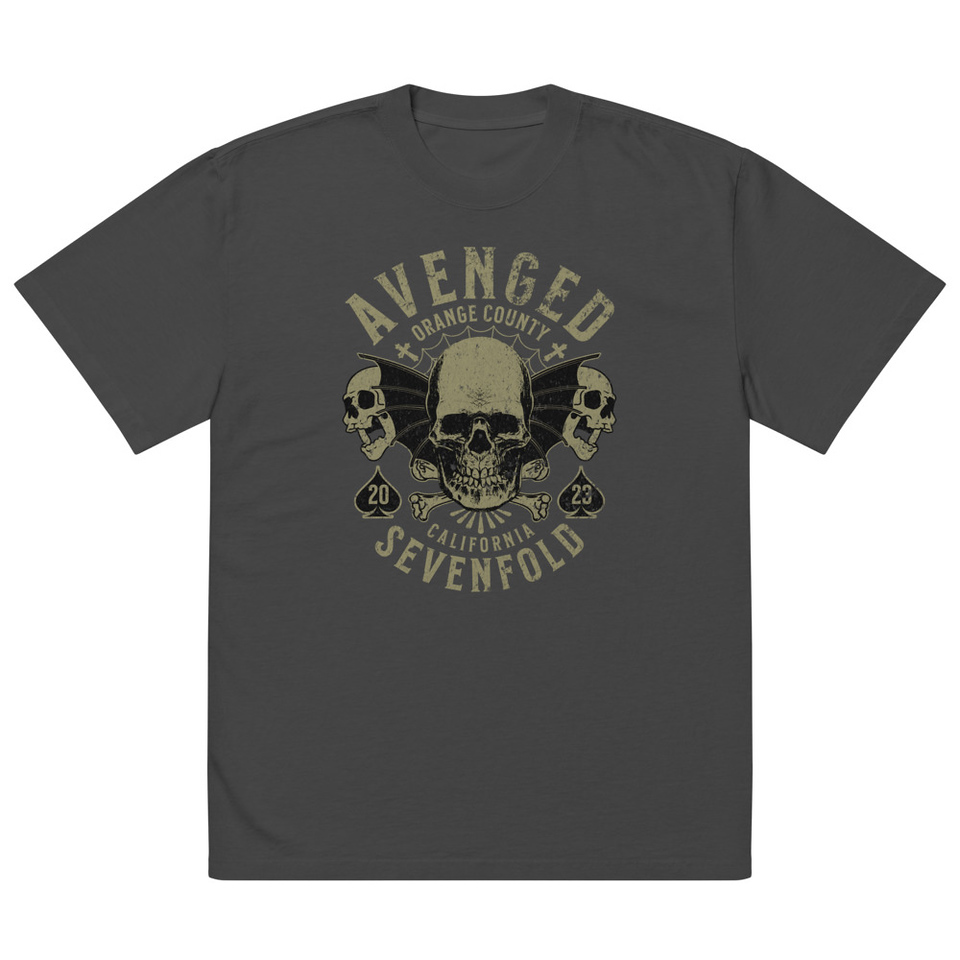 AVENGED SEVENFOLD Oversized Faded T-Shirt