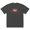 Bad Girls Good Vibes - Sexy Lips Oversized Faded T-Shirt