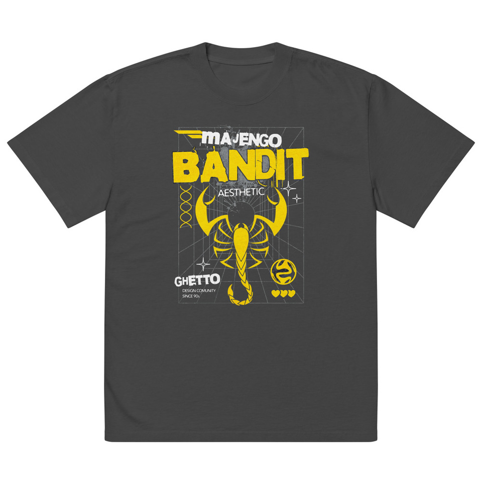 Bandit Aesthetic - Scorpion Oversized Faded T-Shirt