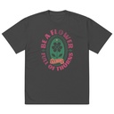 Be A Flower  Oversized Faded T-Shirt