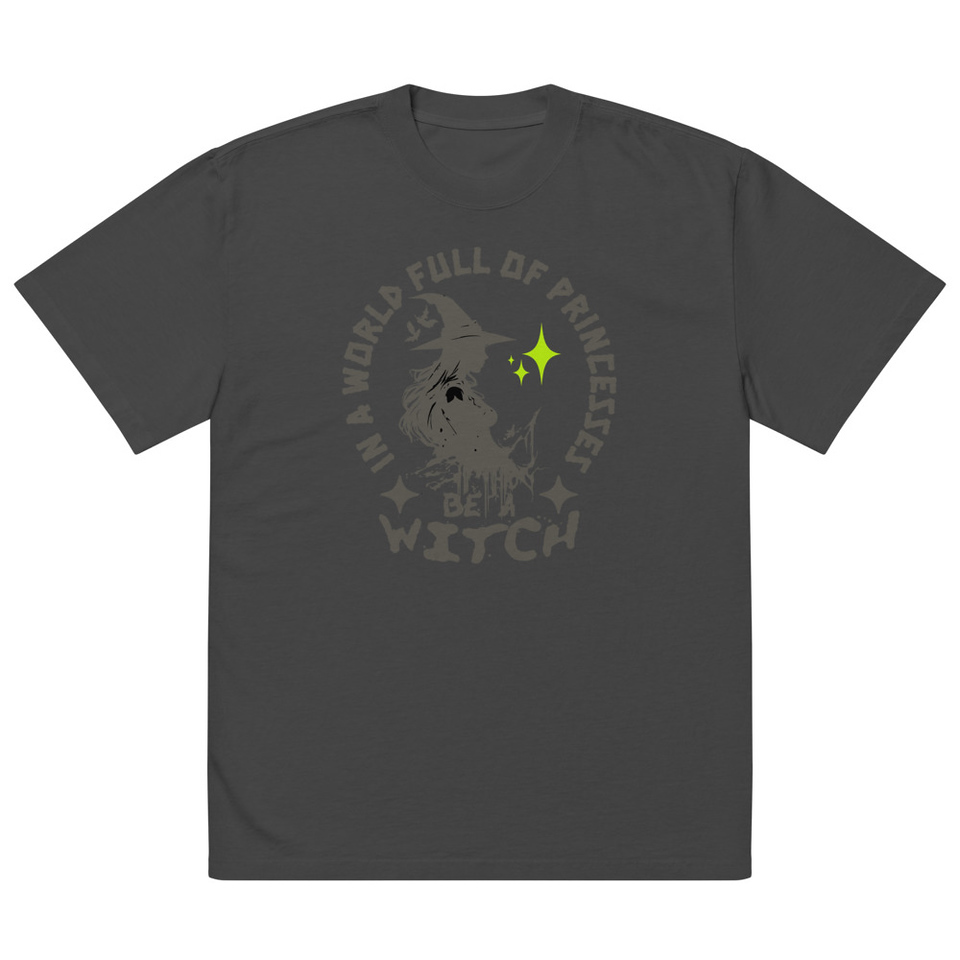 Be A Witch Oversized Faded T-Shirt