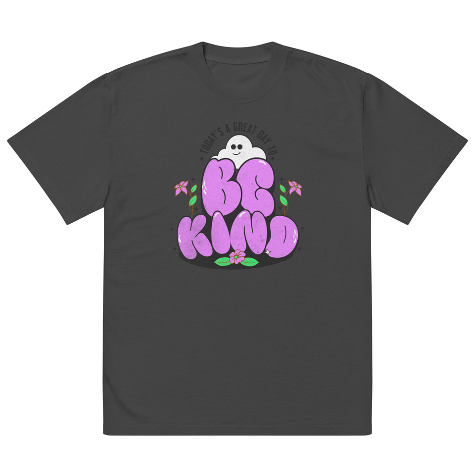 Be Kind Oversized Faded T-Shirt