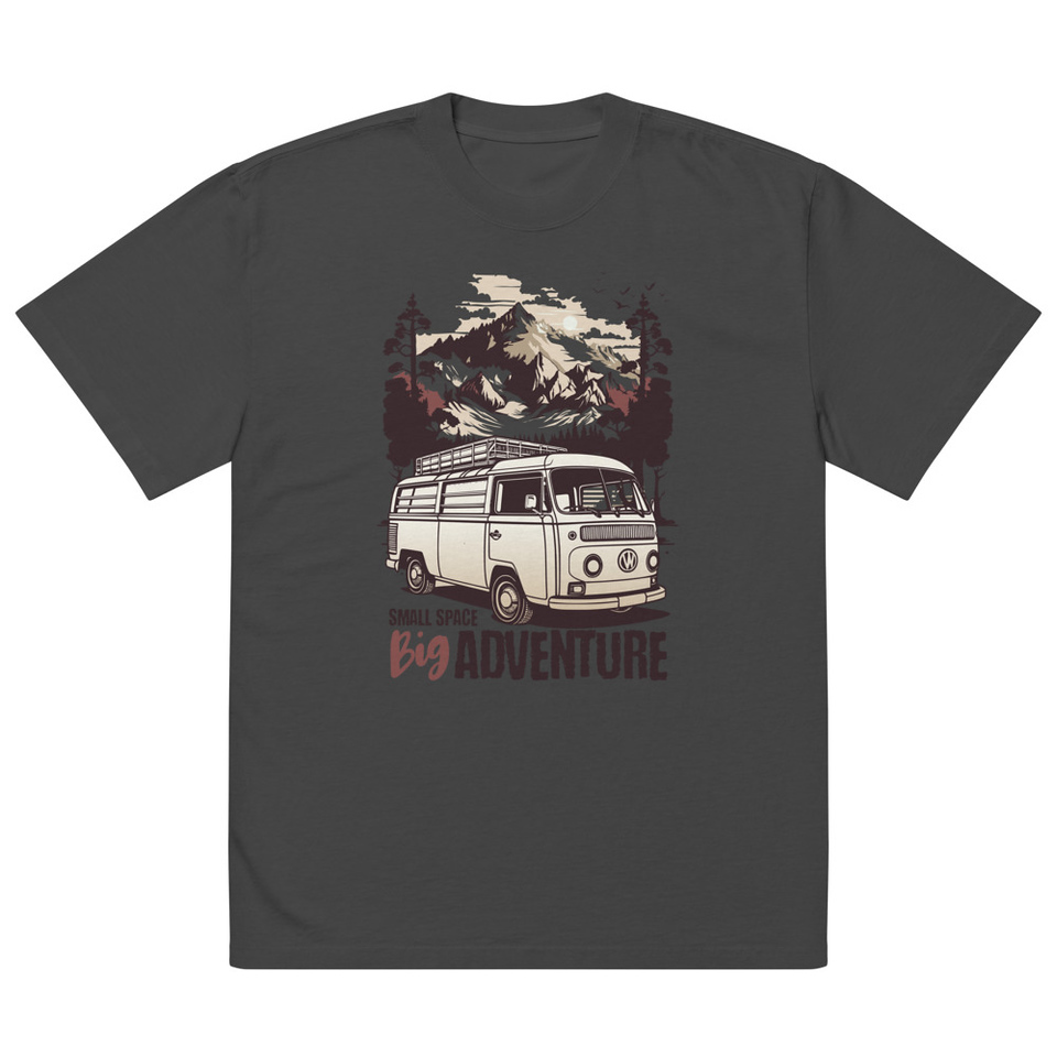 Big Adventure Oversized Faded T-Shirt
