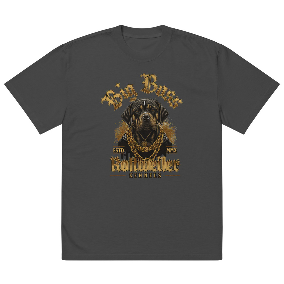 Big Boss Kennels Oversized Faded T-Shirt