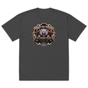 biker forever Oversized Faded T-Shirt