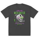 Blessing With Suffer Oversized Faded T-Shirt