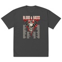 Blood & Basss - Snake and Skull Oversized Faded T-Shirt