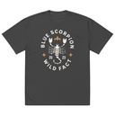 Blue Scorpion - Wildlife Animal Oversized Faded T-Shirt
