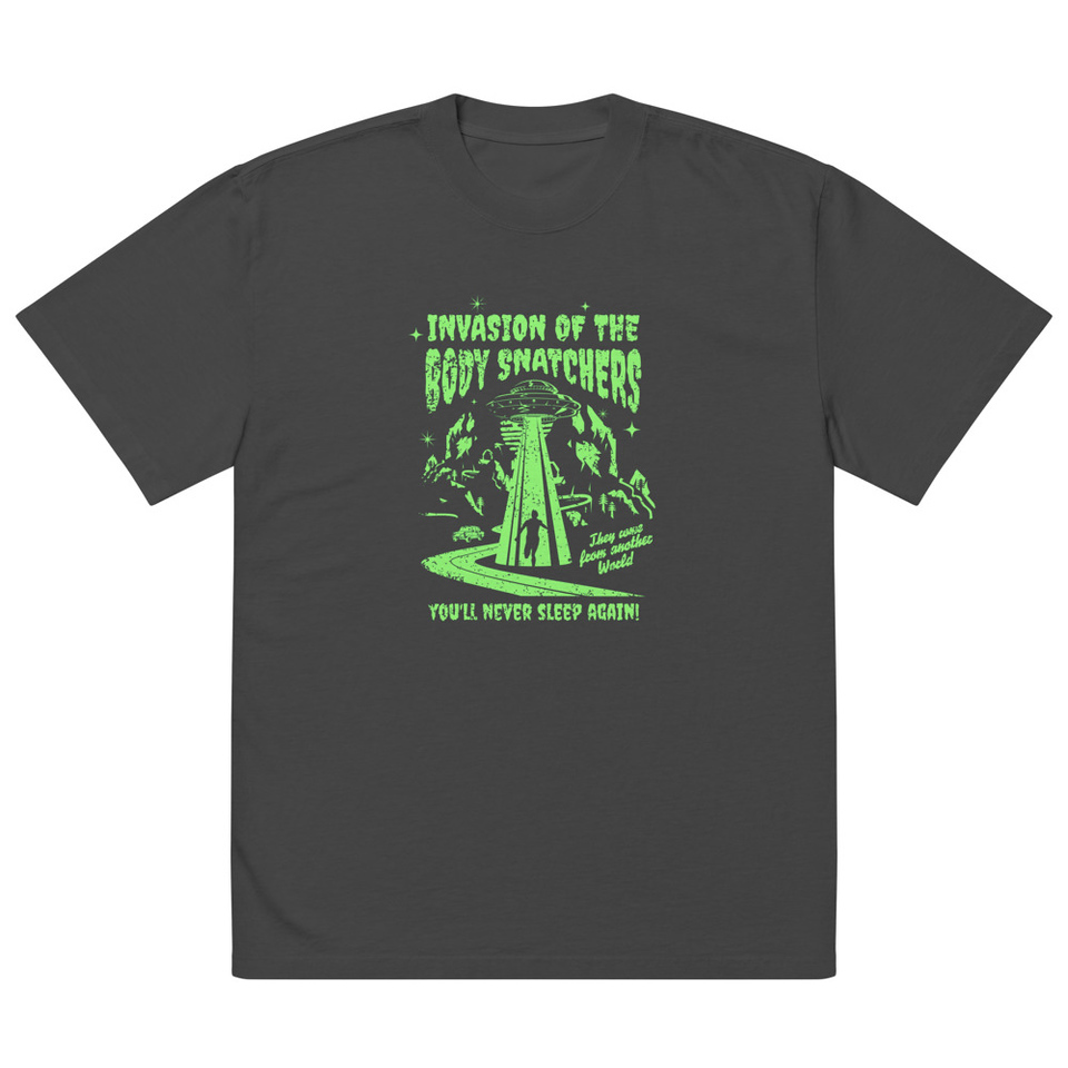 Body Snatchers - UFO Invasion Oversized Faded T-Shirt