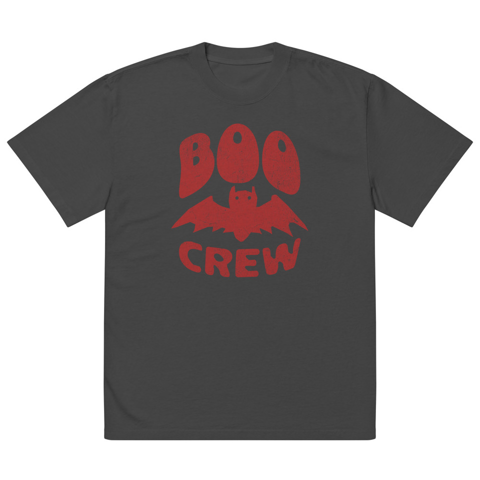 Boo Crew Oversized Faded T-Shirt