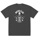 Born to Ride - Biker Club Skull  Oversized Faded T-Shirt