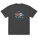 BOUND BY LOVE Oversized Faded T-Shirt
