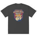 Bowling Championship - Retro Athlectic Sports Oversized Faded T-Shirt