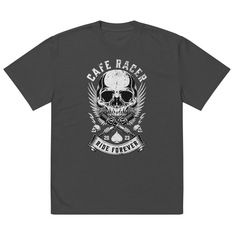 CAFE RACER Oversized Faded T-Shirt