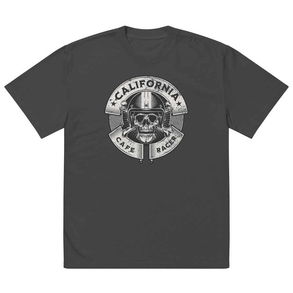 CAFE RACERS FUNNY Oversized Faded T-Shirt