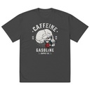CAFFEINE GASOLINE Oversized Faded T-Shirt