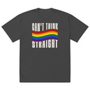Can't Think Straight Oversized Faded T-Shirt