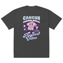 Cancun Positive Vibes Oversized Faded T-Shirt
