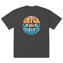 Catch the Waves - Beach Vibe Oversized Faded T-Shirt