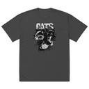 Cats Oversized Faded T-Shirt