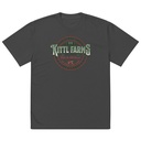 Christmas Tree Farm - Vintage Holiday Badge Oversized Faded T-Shirt