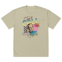 Classic Retro Illustrative Portrait Men Calling Oversized Faded T-Shirt