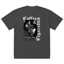 Coffee & Cigarettes Oversized Faded T-Shirt