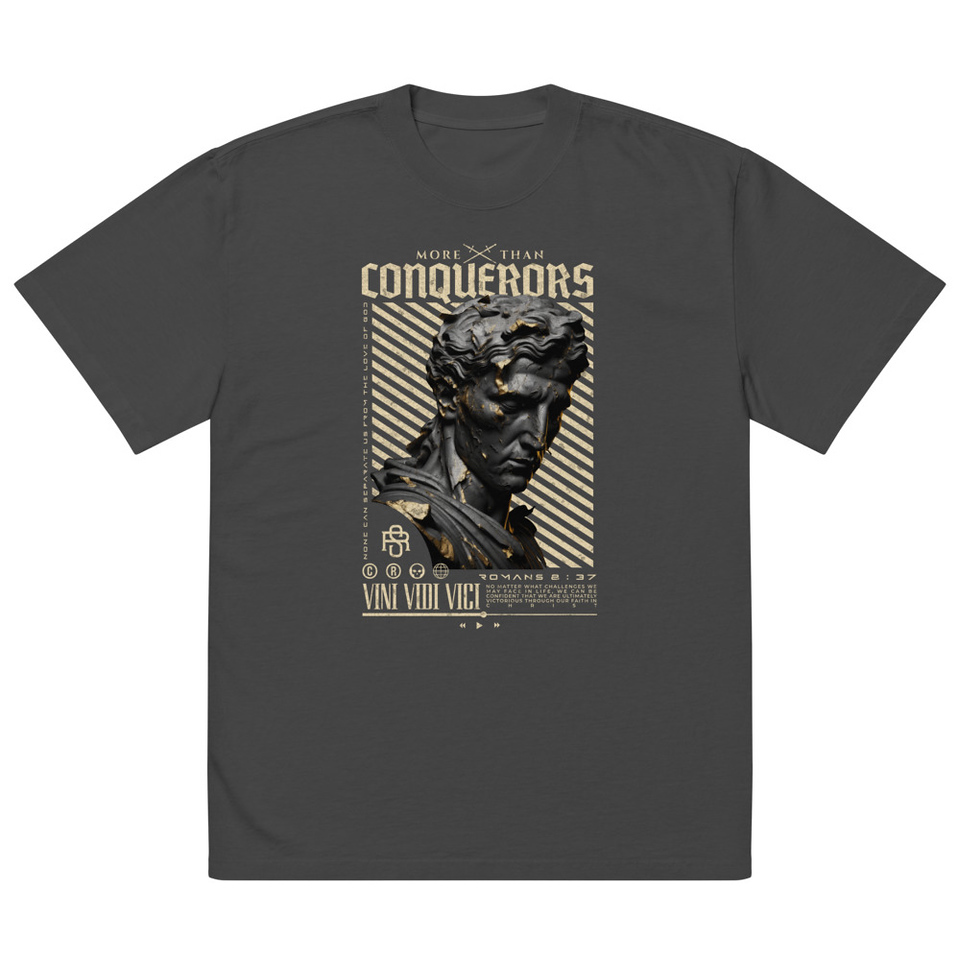 Conquerors Oversized Faded T-Shirt