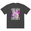 Control your Mind Oversized Faded T-Shirt