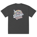 Cool Teacher Vibes Oversized Faded T-Shirt