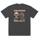 Crimson Oversized Faded T-Shirt