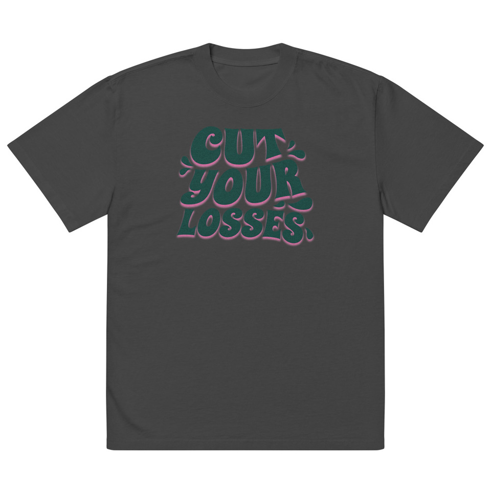 Cut your Losses Oversized Faded T-Shirt