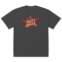 Cute Happy Ghost Oversized Faded T-Shirt