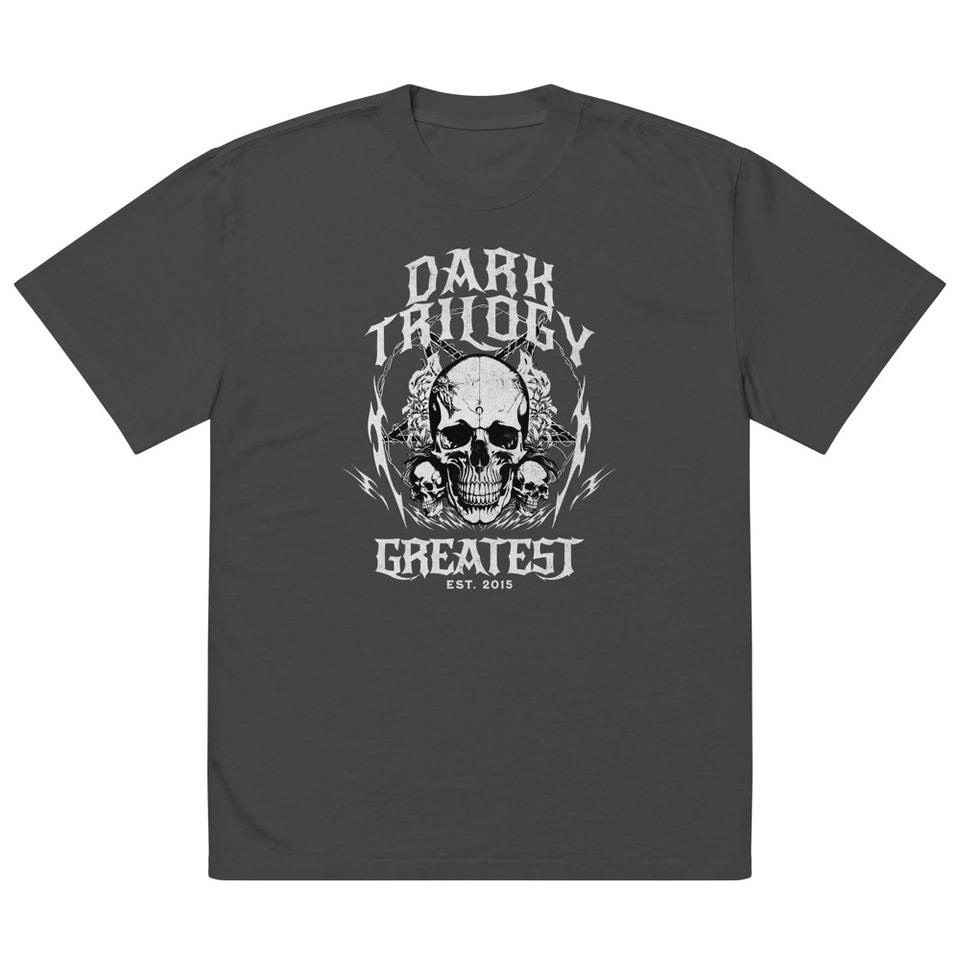 Dark Trilogy Oversized Faded T-Shirt
