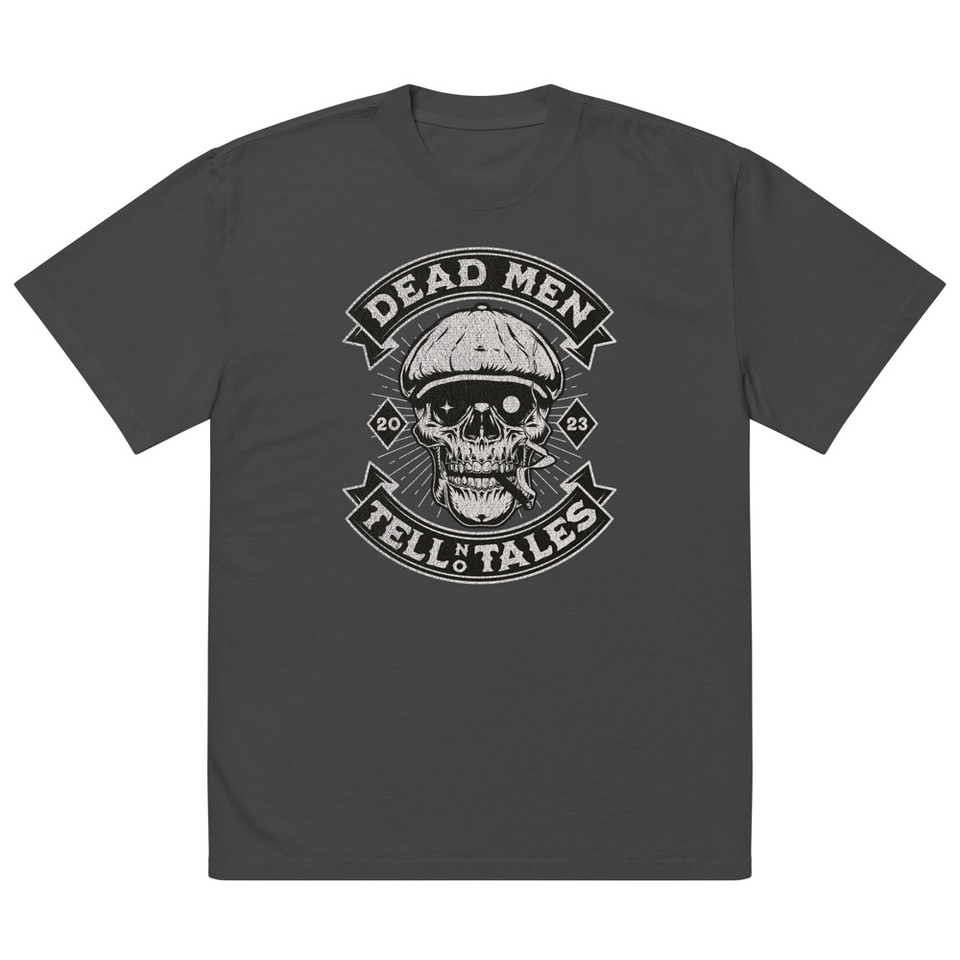 DEAD MEN TELL NO TALES Oversized Faded T-Shirt
