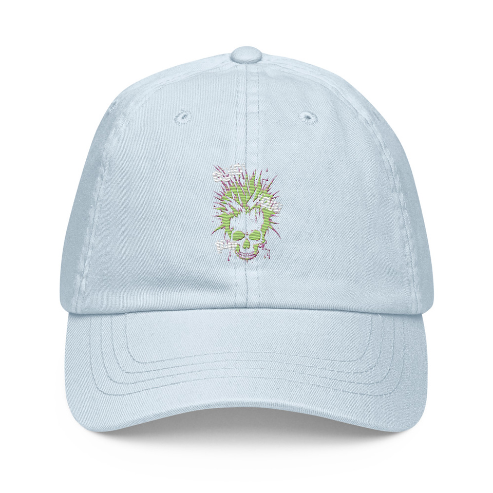 'Enjoy Your Trip' Punk Skull Pastel Baseball Hat