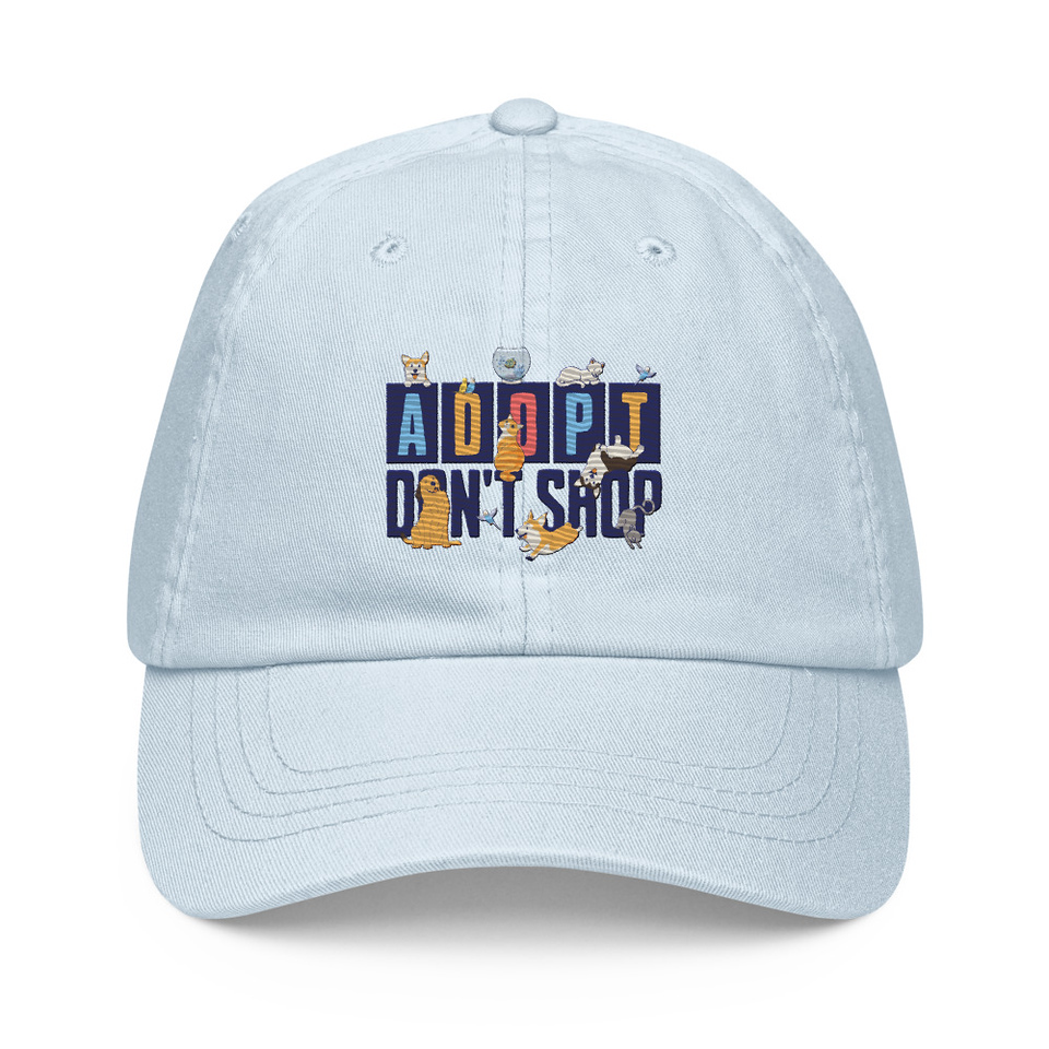 Adopt a Pet - Cute Animal Pastel Baseball Hat