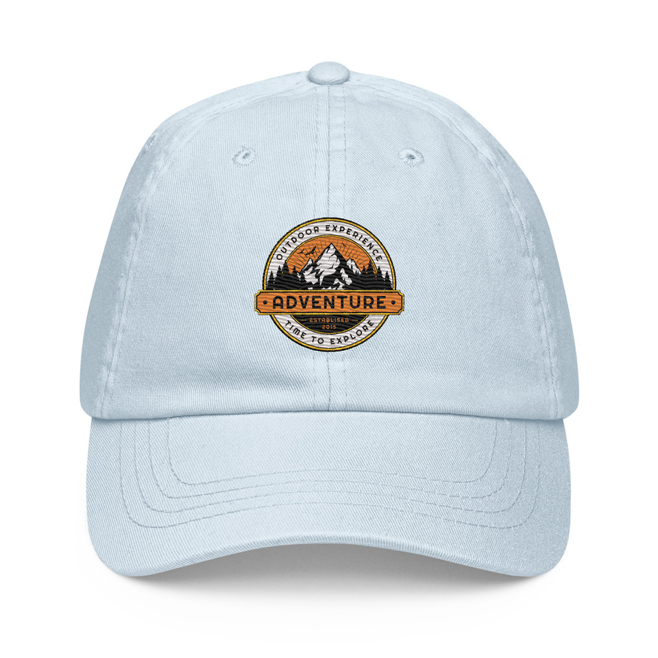 Adventure - Outdoor Mountain Pastel Baseball Hat