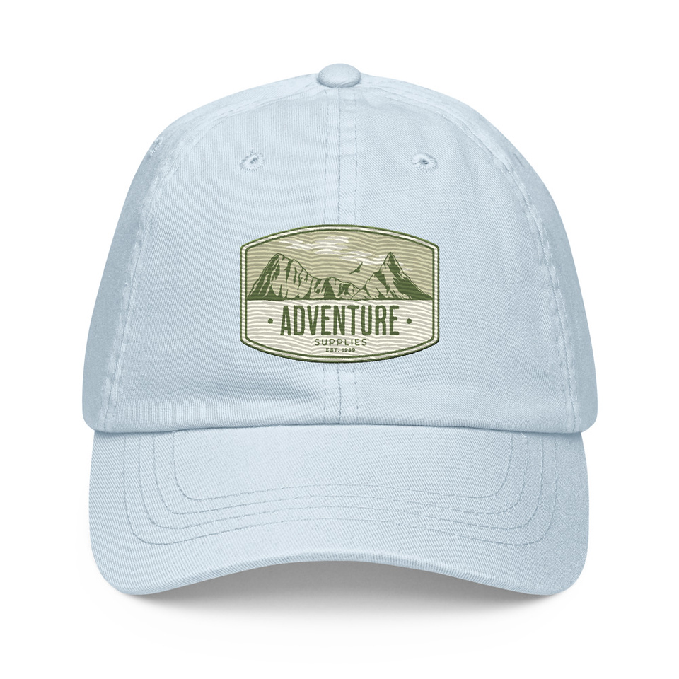 Adventure Supplies - Mountain Pastel Baseball Hat