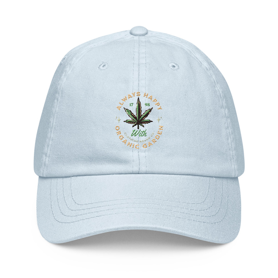 Always Happy - Cannabis Pastel Baseball Hat