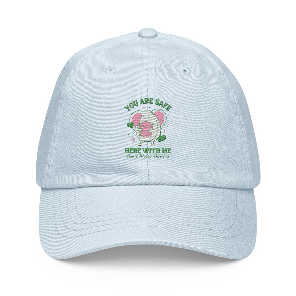 Avo Love - Typographic Cartoon Streetwear Pastel Baseball Hat