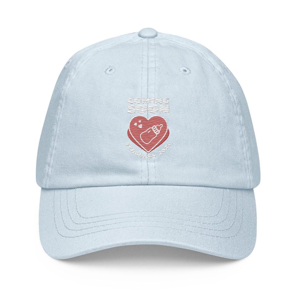 Baby Announcement - Feeding Bottle Pastel Baseball Hat