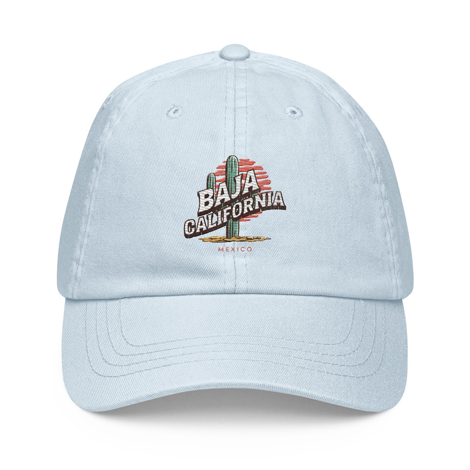 Baja Cali Mexico Pastel Baseball Hat