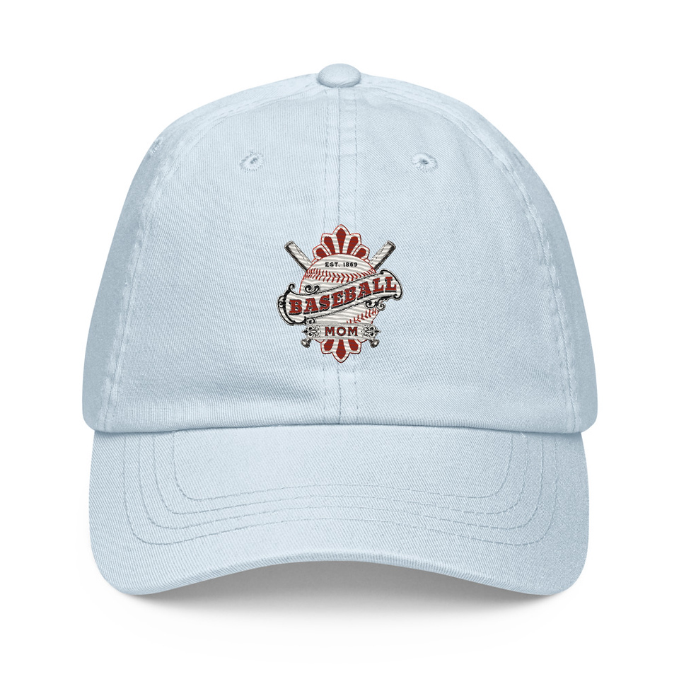 Baseball Mom Pastel Baseball Hat
