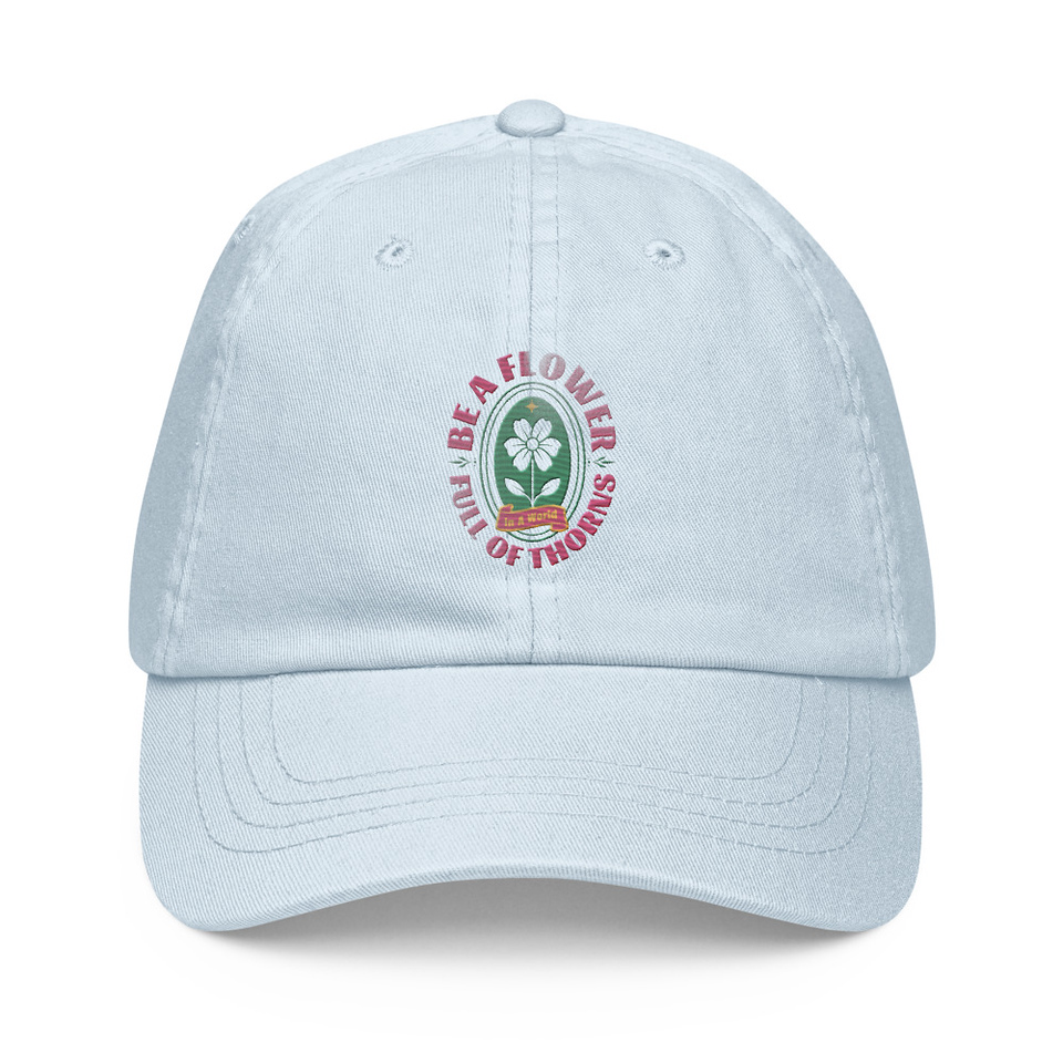 Be A Flower  Pastel Baseball Hat
