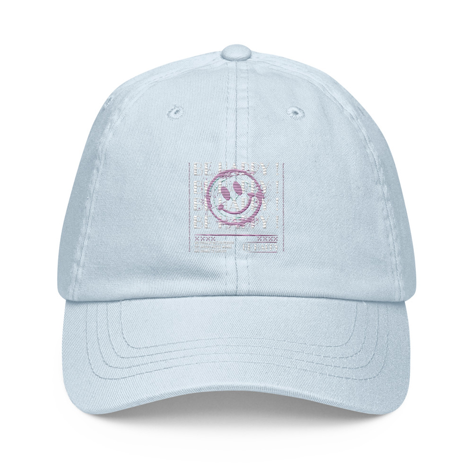 Be Happy ! Pastel Baseball Hat