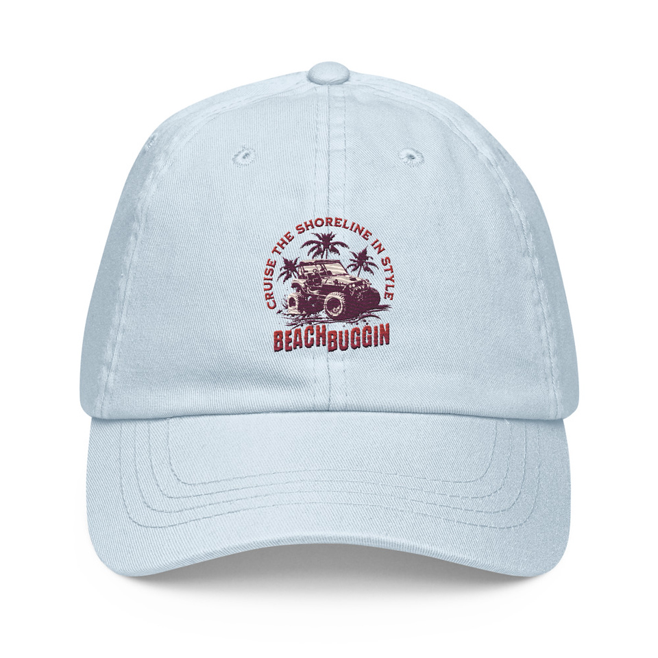 BEACH BUGGIN Pastel Baseball Hat