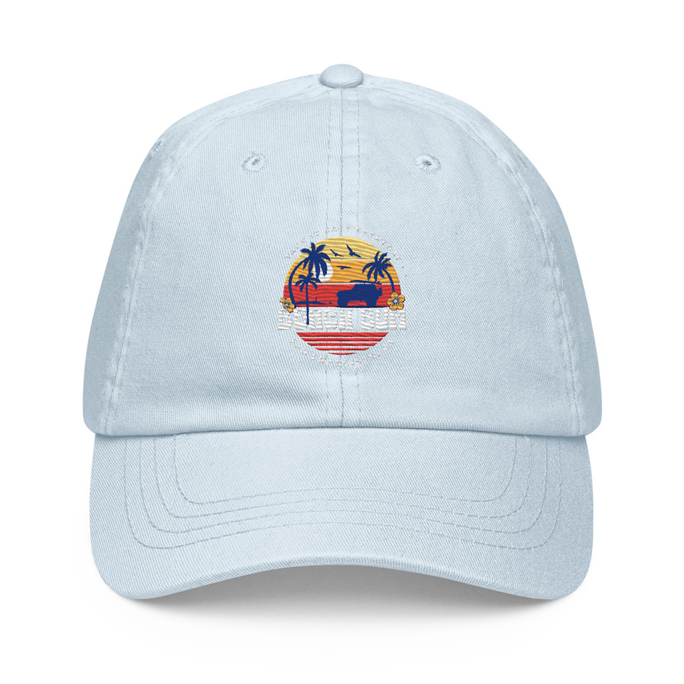 Beach Bum - Sunset Surfing Pastel Baseball Hat