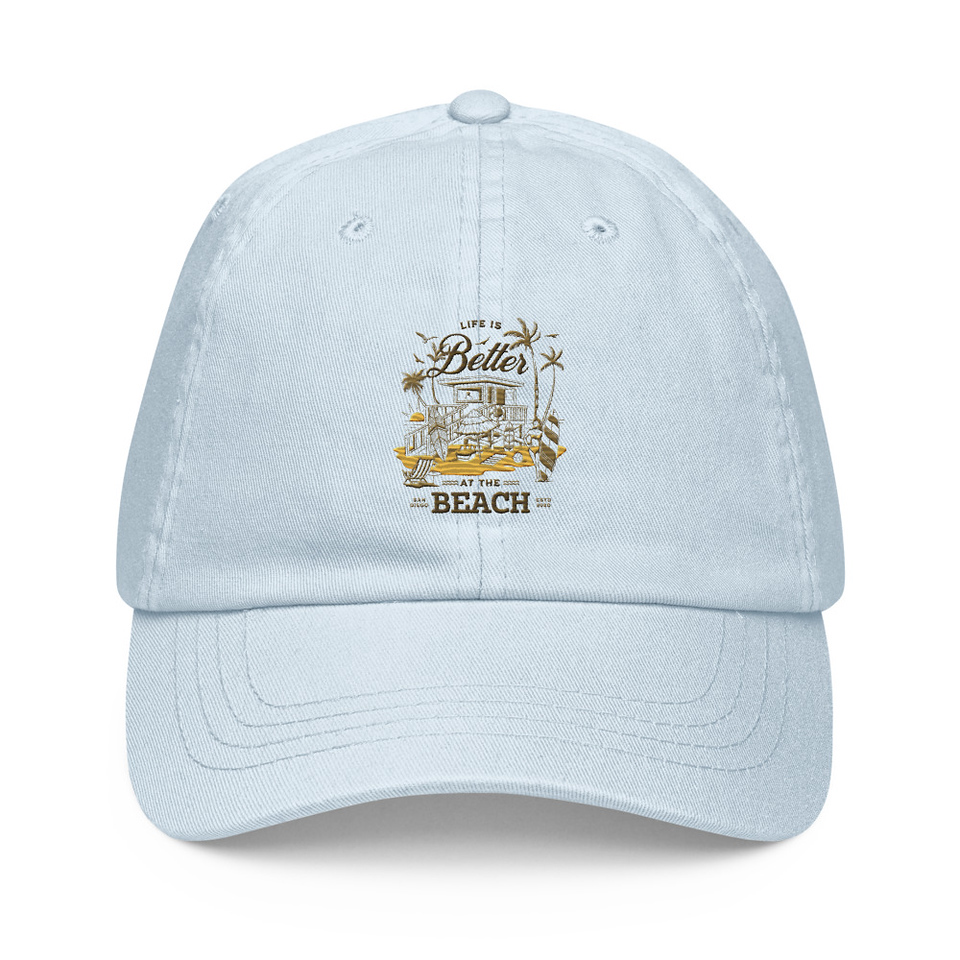 Beach Life - Outdoor Pastel Baseball Hat